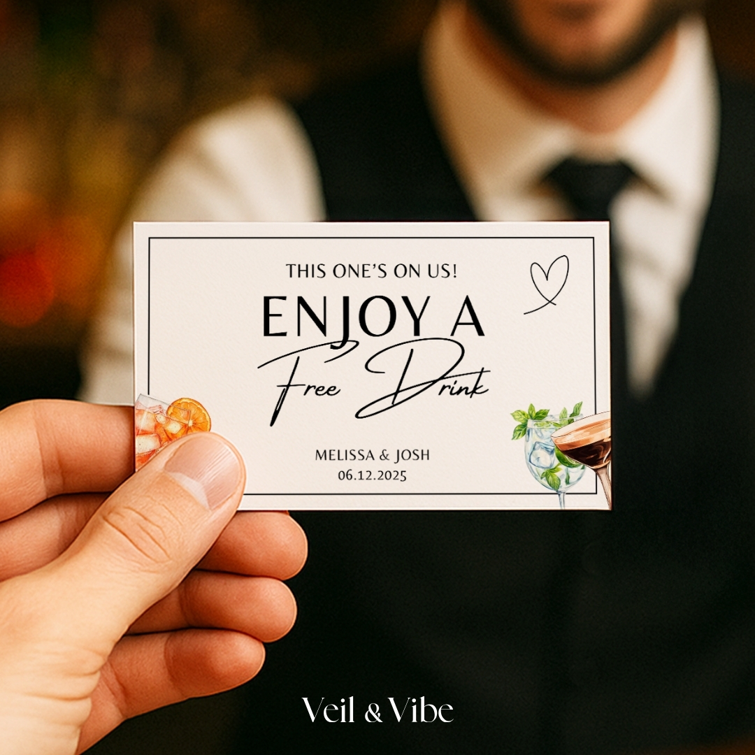 Drink ticket template